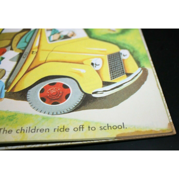 CARS AND TRUCKS, 1976, A Little Golden Book 210-42 Good Condition - Picture 4 of 5